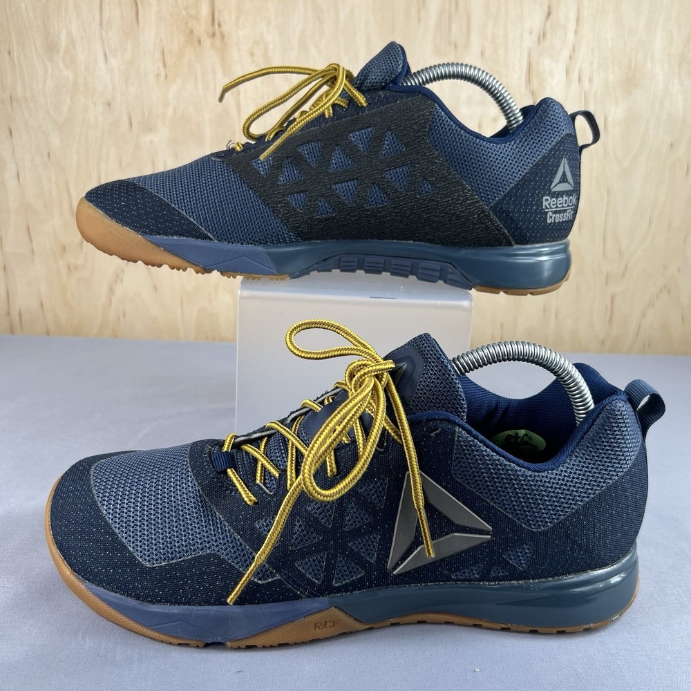 Reebok CrossFit Nano 6.0 Men's Size 10 Navy Blue Gum Training Shoes AR0668